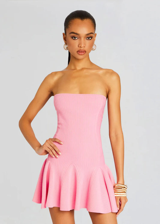 Retrofete - Annina knit dress in Metallic Pink