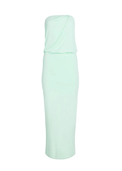 SER.O.YA - Maia strapless maxi dress in Sea foam