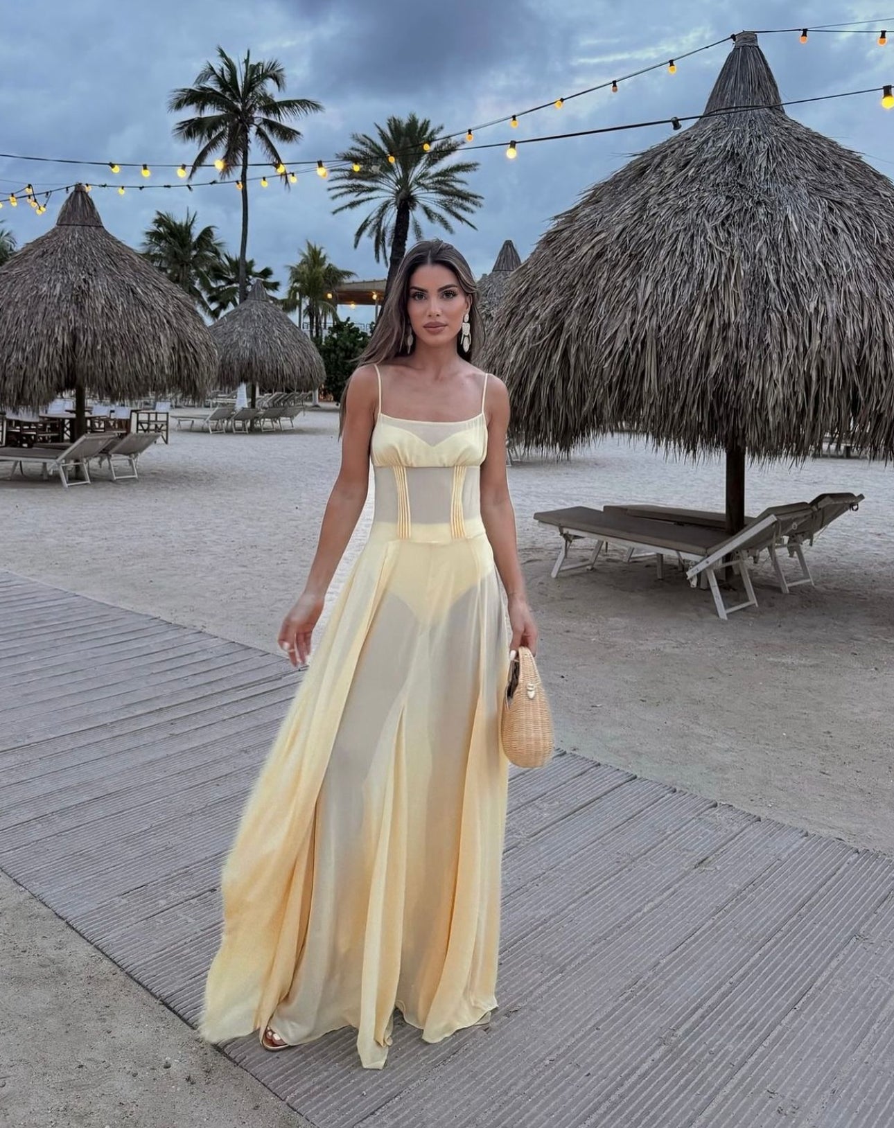 Camila Coelho - Maxi dress in Yellow