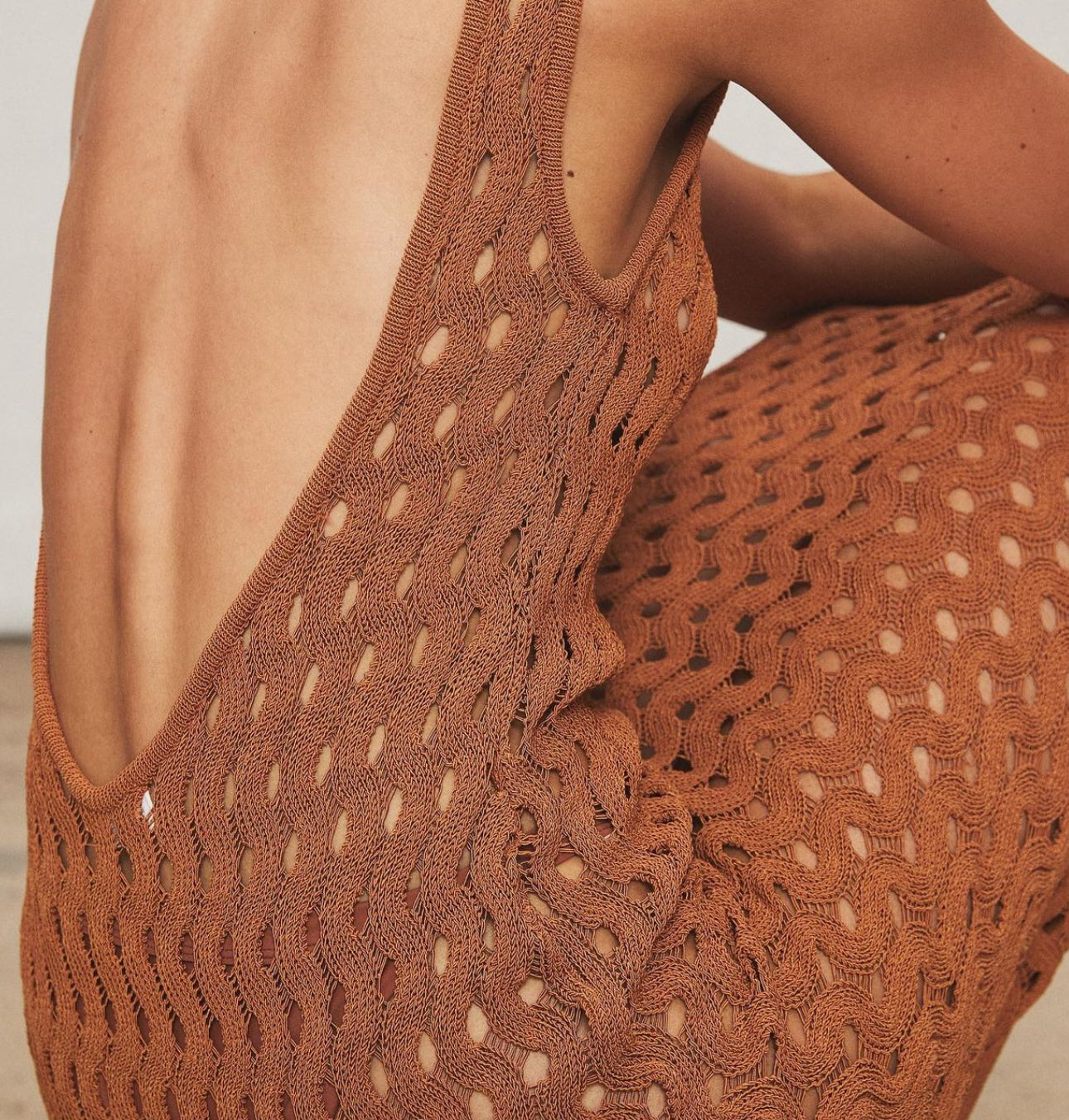 LPA - Theola dress in Rust