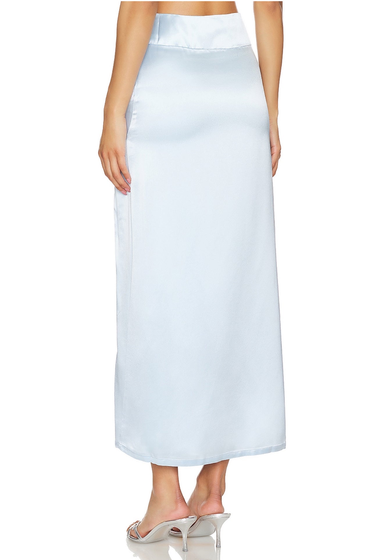 Bübish Luxe - Silk skirt in Baby Blue