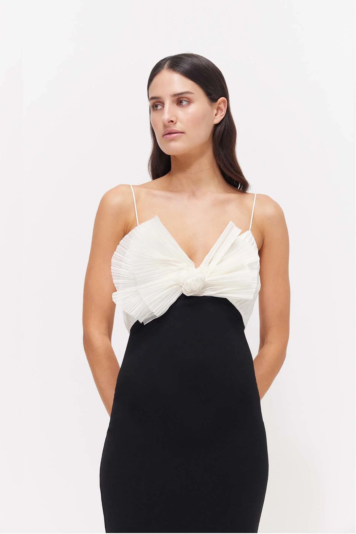 Rachel Gilbert - July strap dress in Black & Ivory