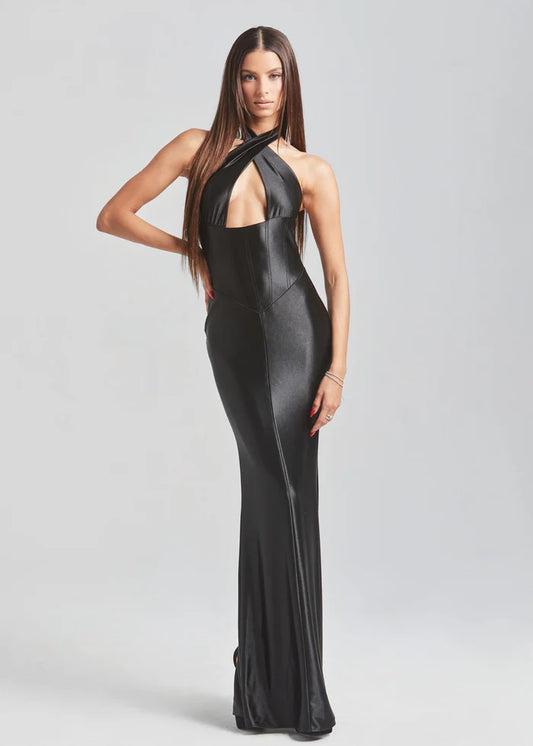 Retrofete - Charity maxi dress in Black