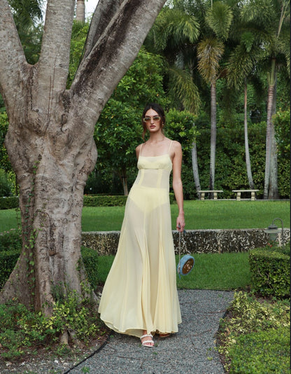 Camila Coelho - Maxi dress in Yellow