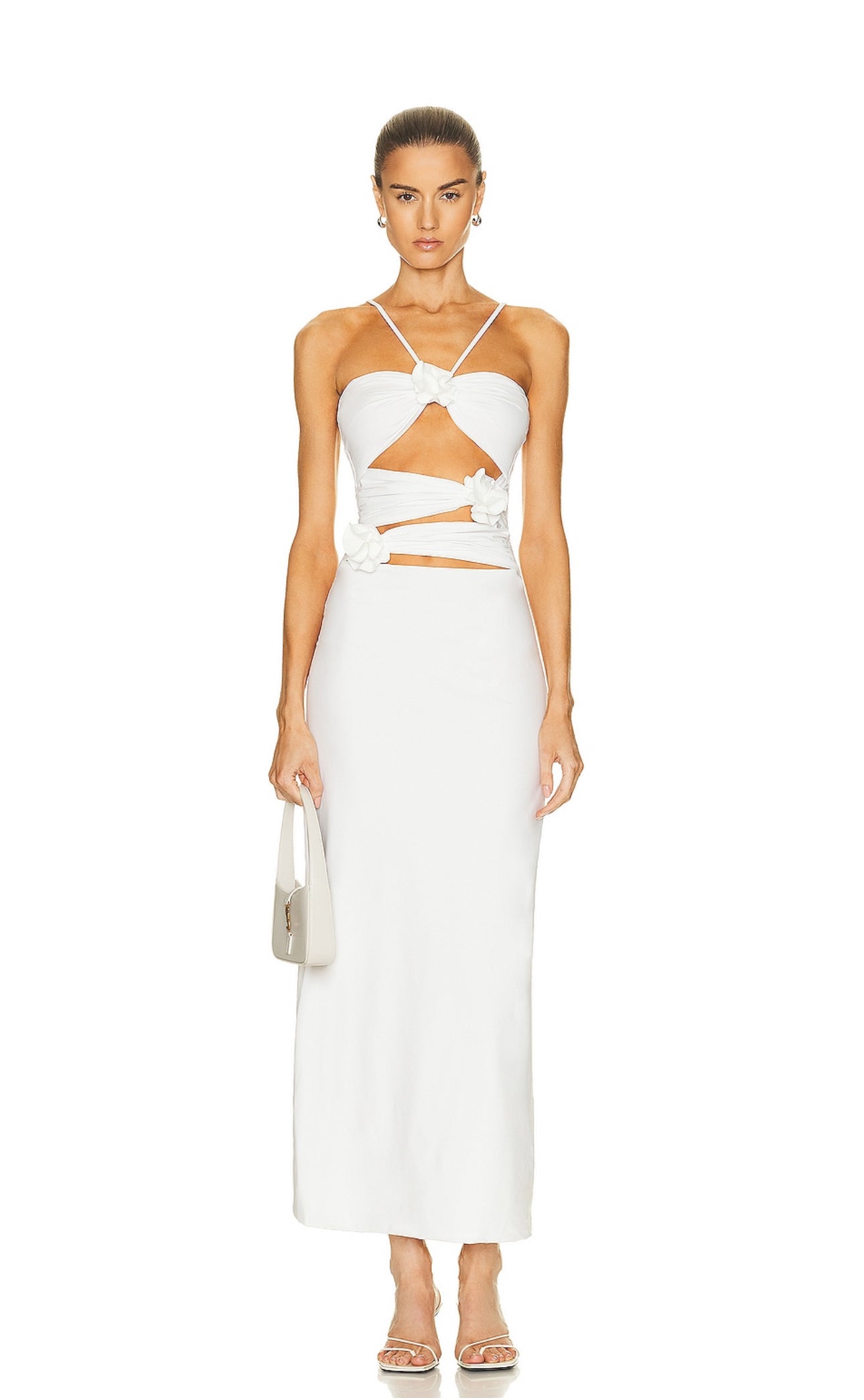 Maygel Coronel - Veranera maxi dress in Off White