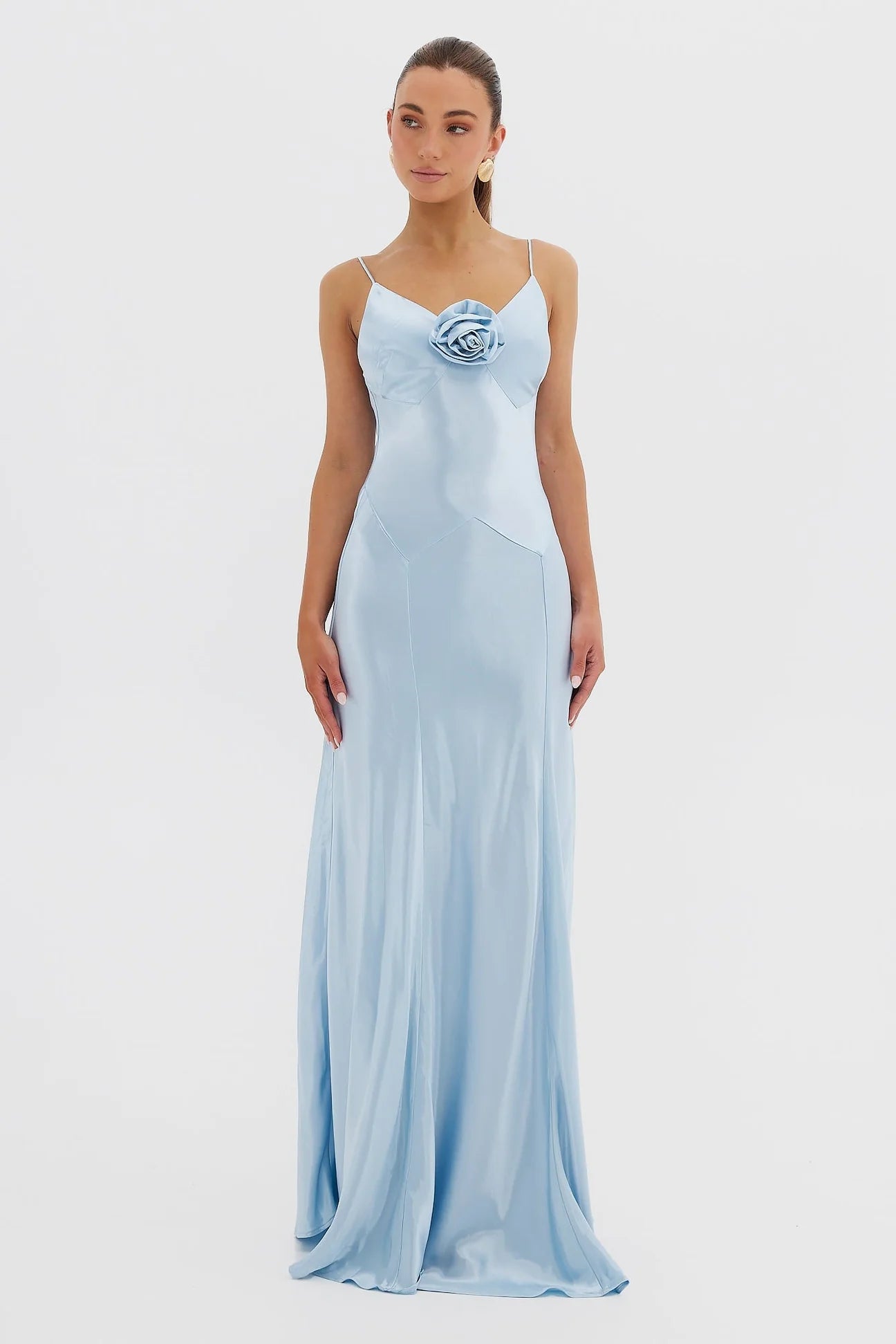 Bübish Luxe - Rose gown in Baby Blue