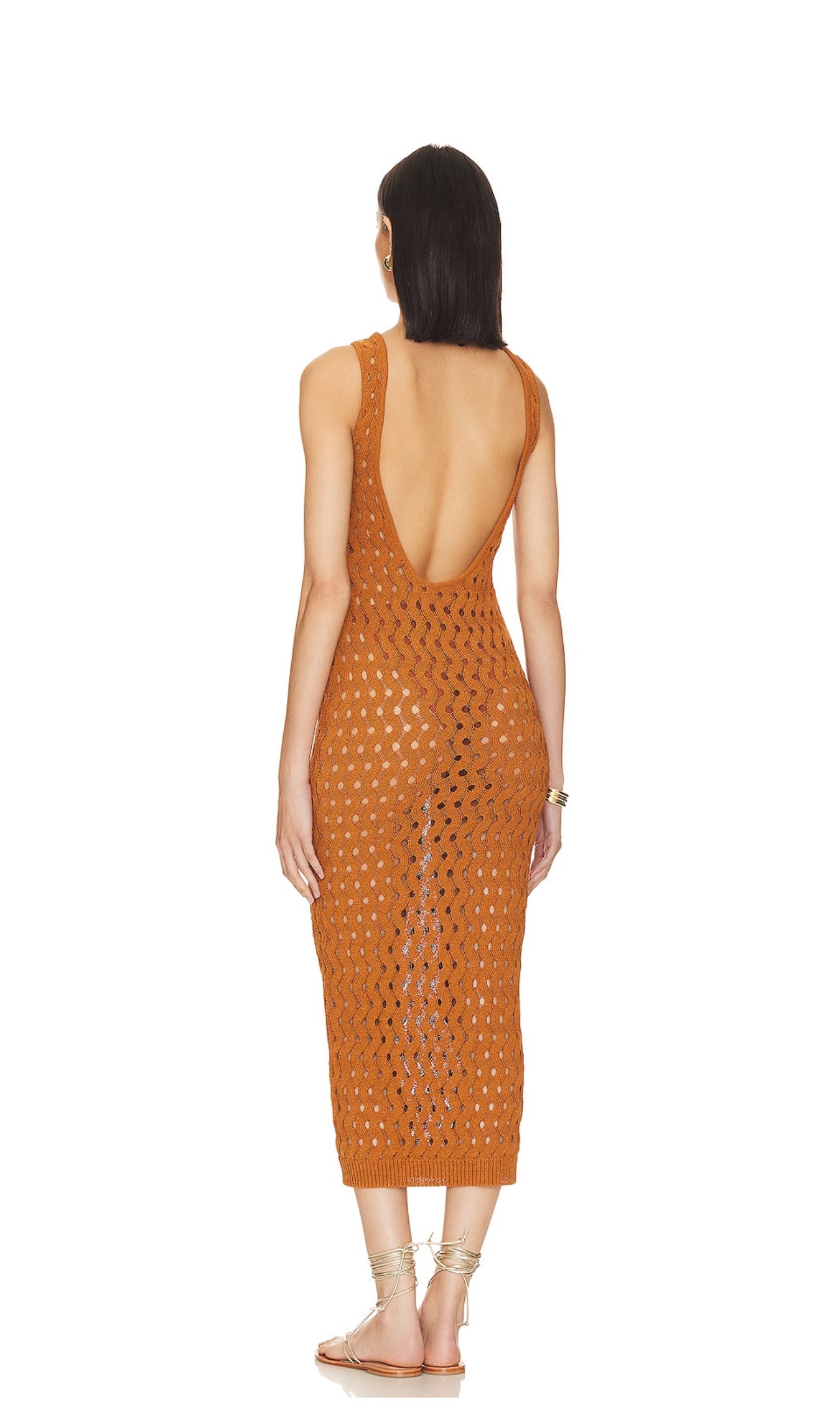 LPA - Theola dress in Rust