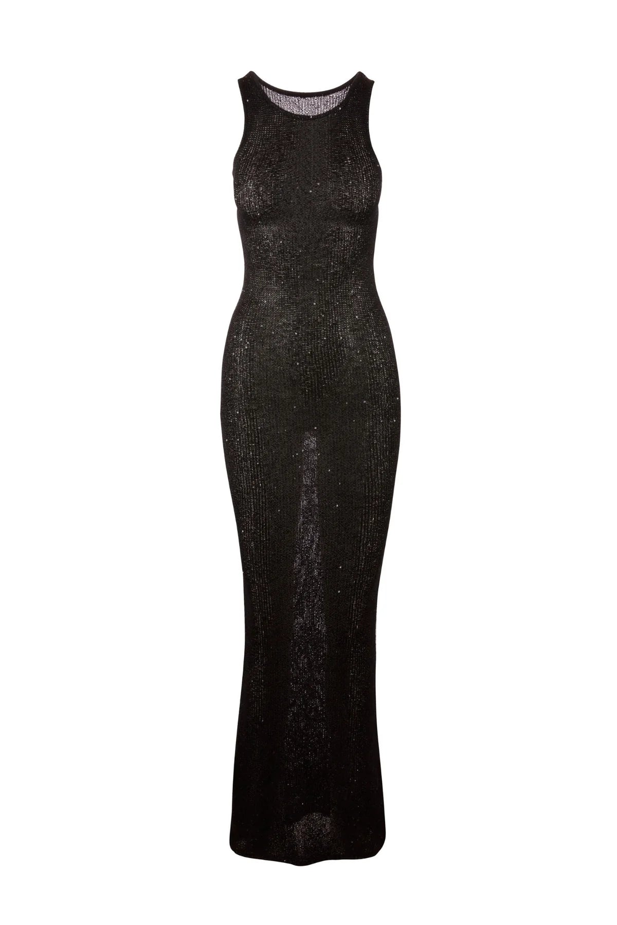 Asta Resort - Natalia maxi dress in Black Sequin