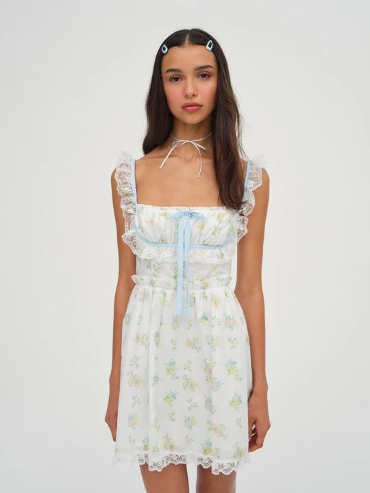 For Love & Lemons - Sage mini dress