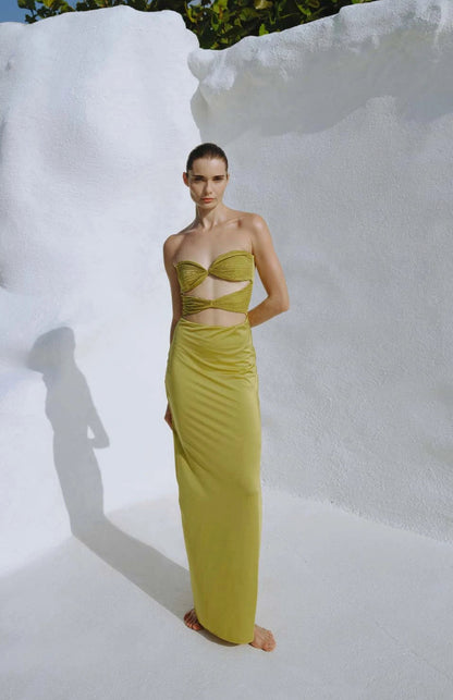 Baobab - Concha dress in Limoncello