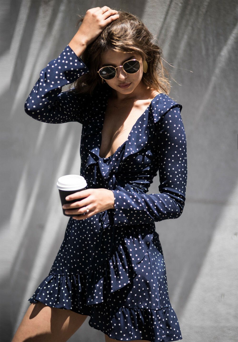 Réalisation Par - Navy star mini dress