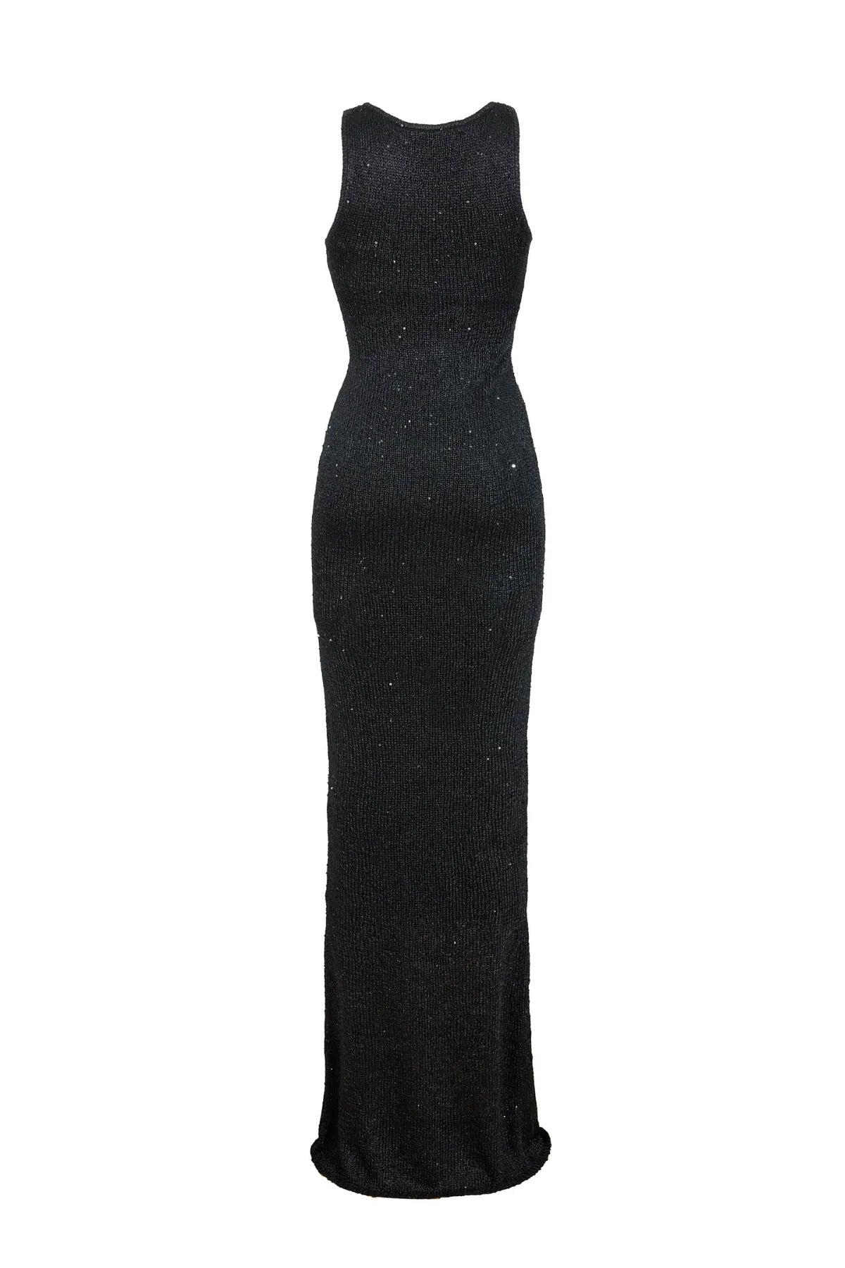 Asta Resort - Natalia maxi dress in Black Sequin