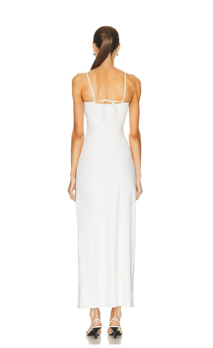 Maygel Coronel - Veranera maxi dress in Off White